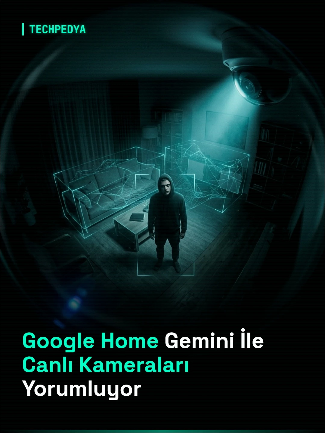 Google Home Gemini İle Canlı Kameraları Yorumluyor