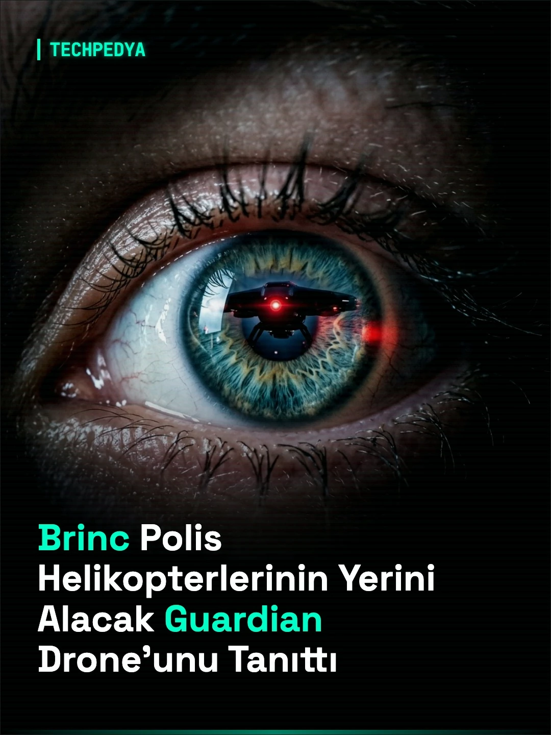 Brinc Polis Helikopterlerinin Yerini Alacak Guardian Drone'unu Tanıttı