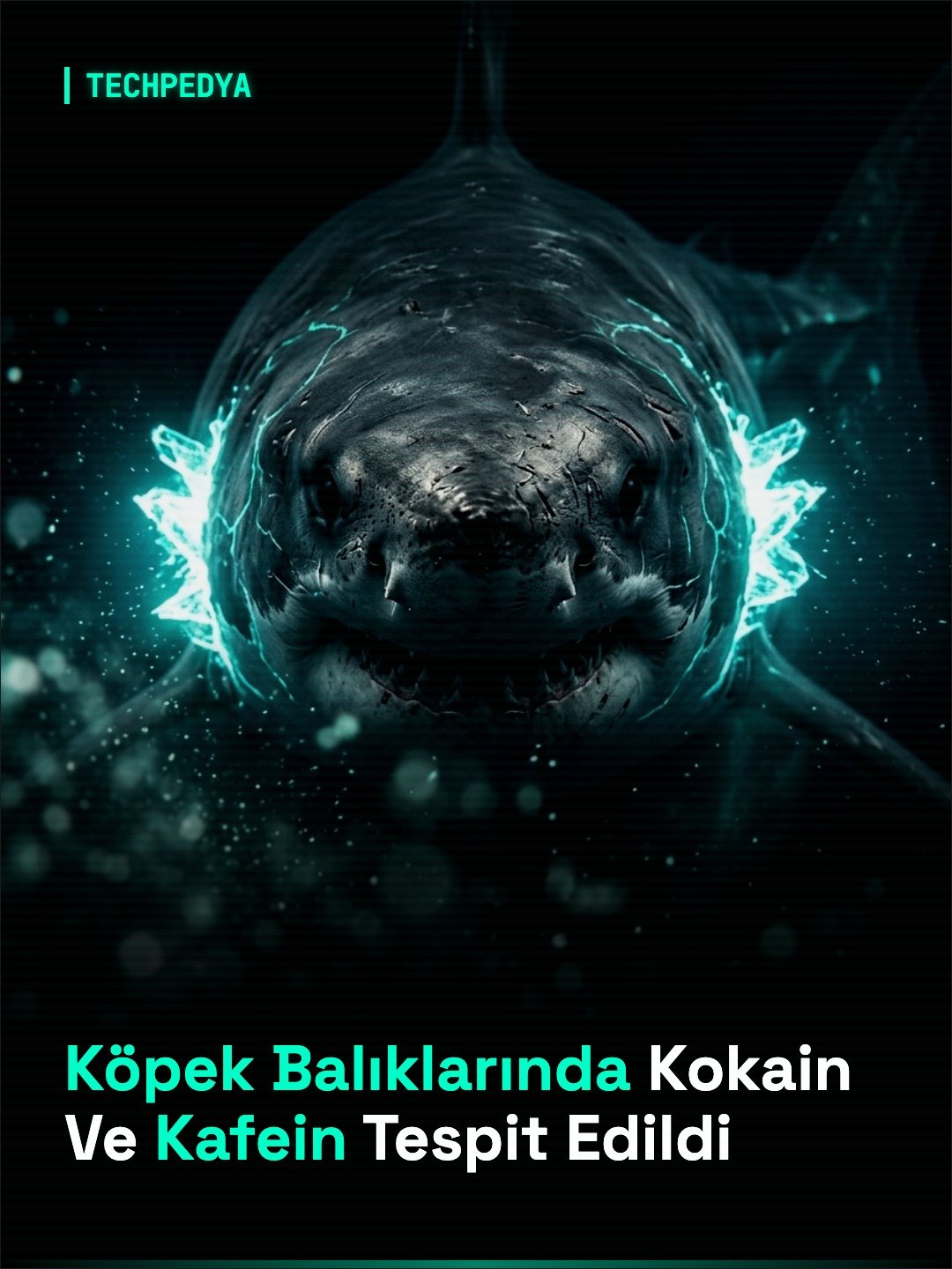 Köpek Balıklarında Kokain Ve Kafein Tespit Edildi