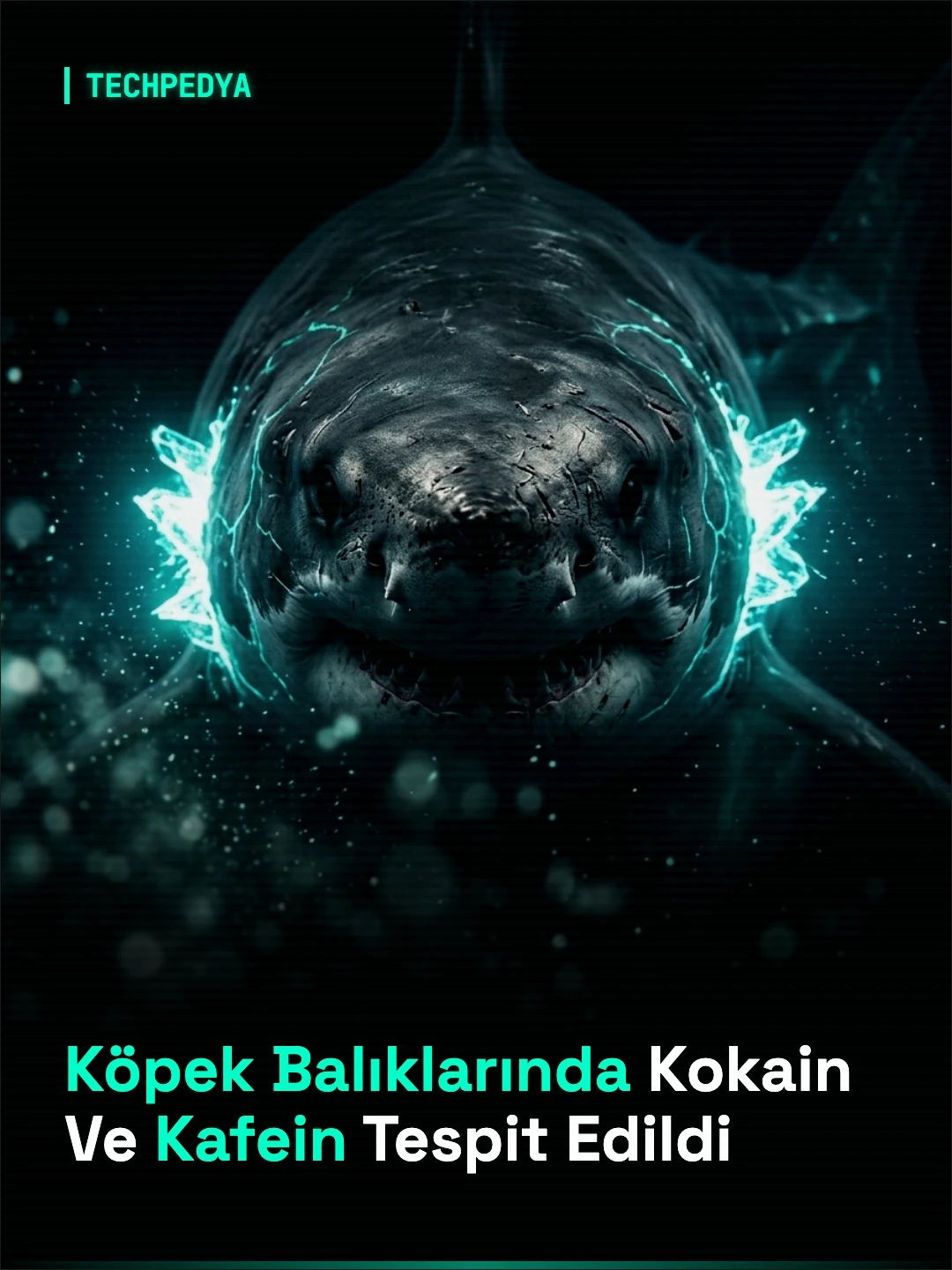 Köpek Balıklarında Kokain Ve Kafein Tespit Edildi