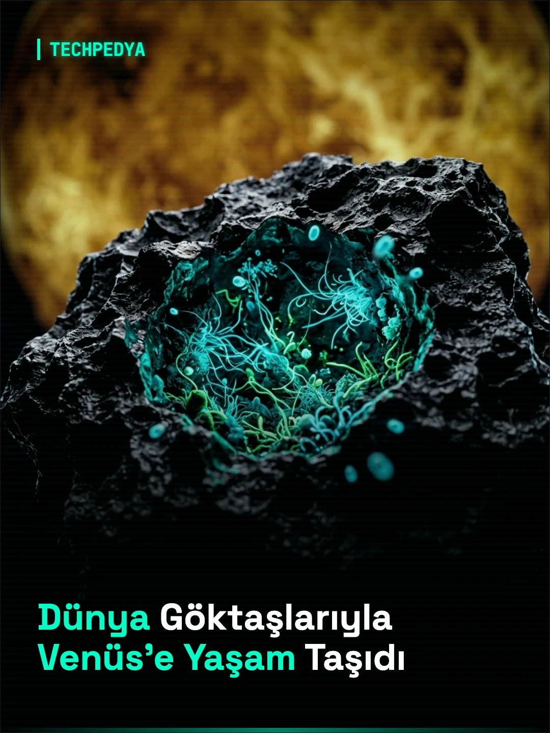 Dünya Göktaşlarıyla Venüs'e Yaşam Taşıdı