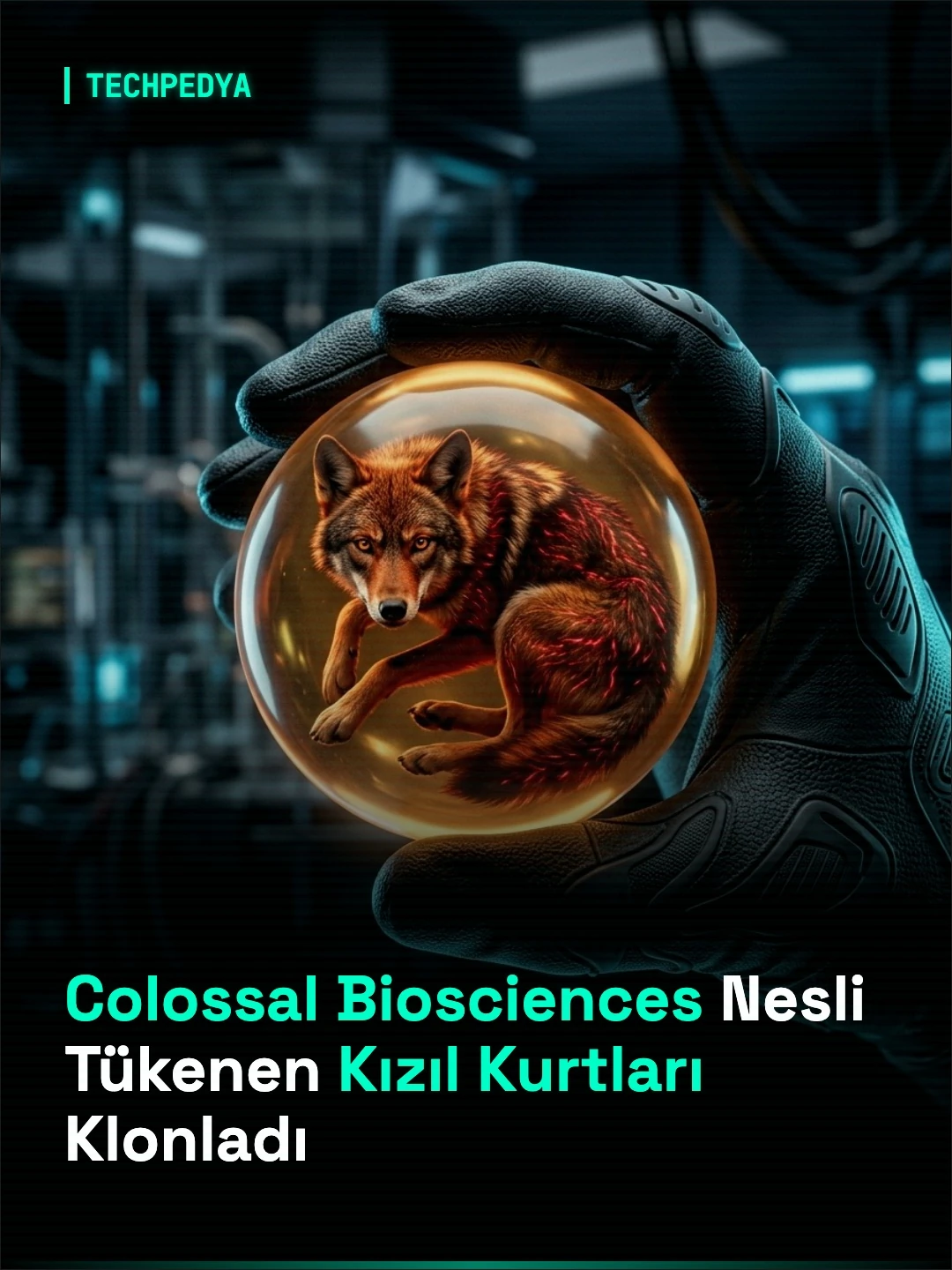 Colossal Biosciences Nesli Tükenen Kızıl Kurtları Klonladı