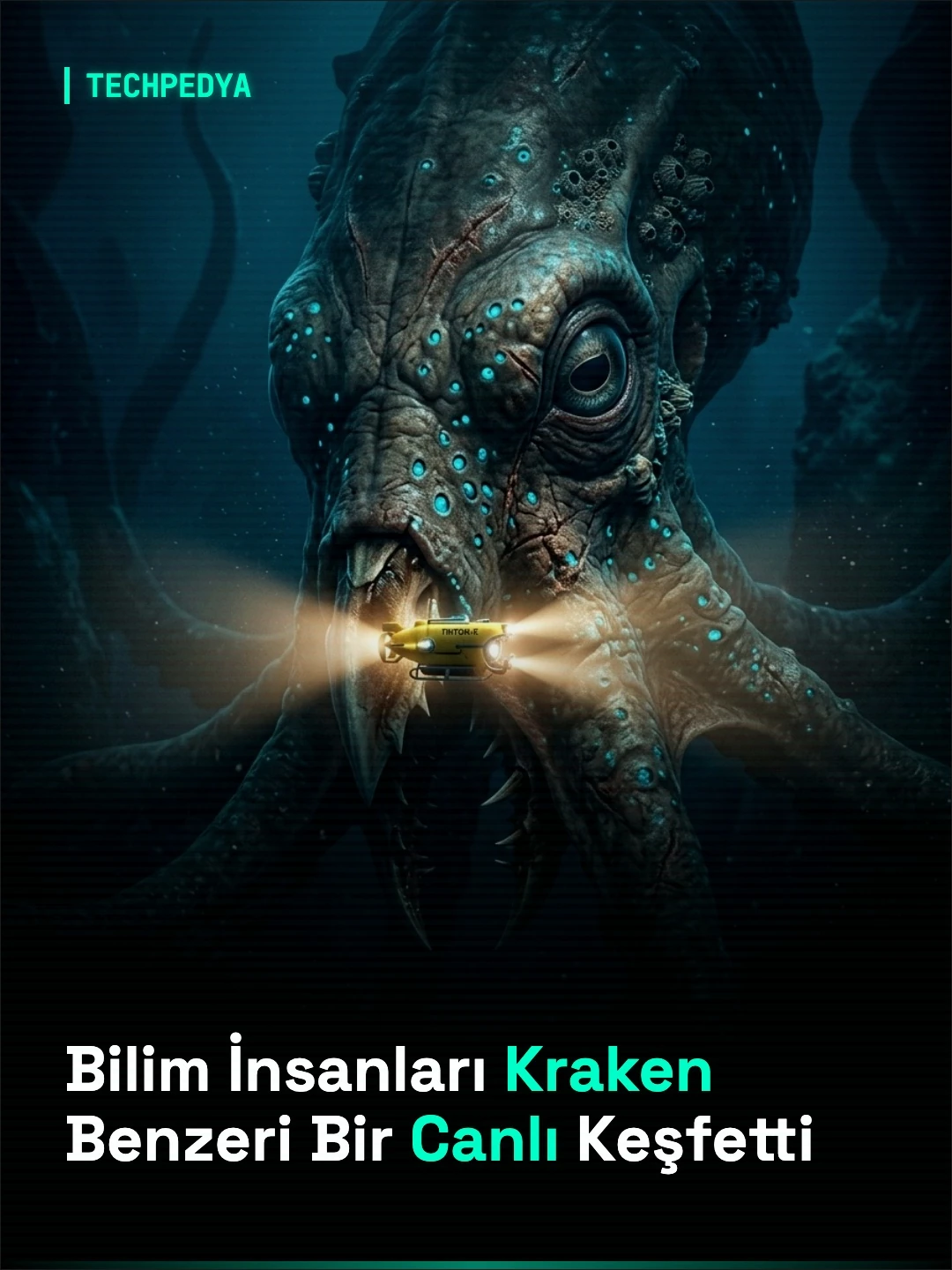 Bilim İnsanları Kraken Benzeri Bir Canlı Keşfetti
