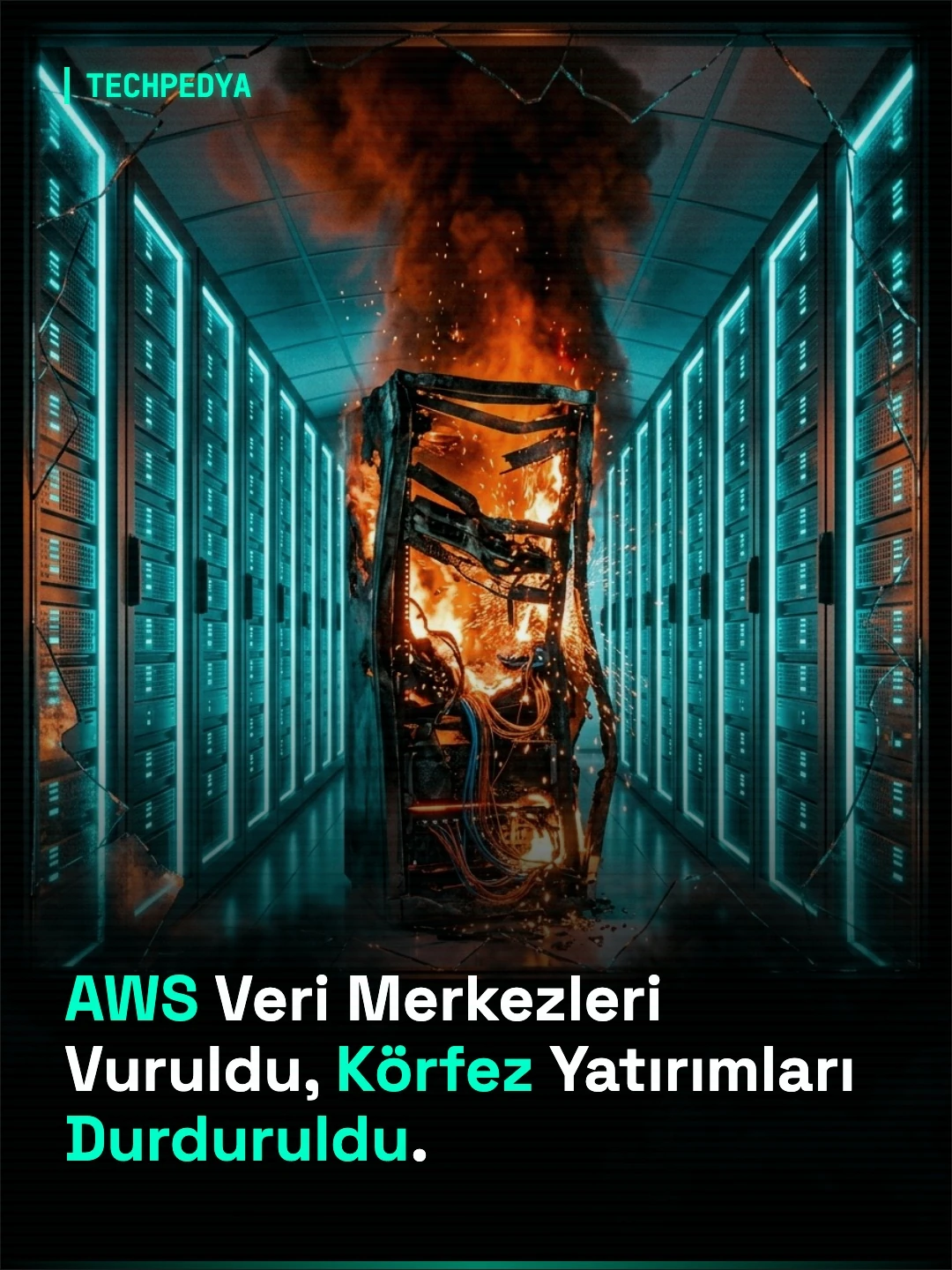 AWS Veri Merkezleri Vuruldu, Körfez Yatırımları Durduruldu.