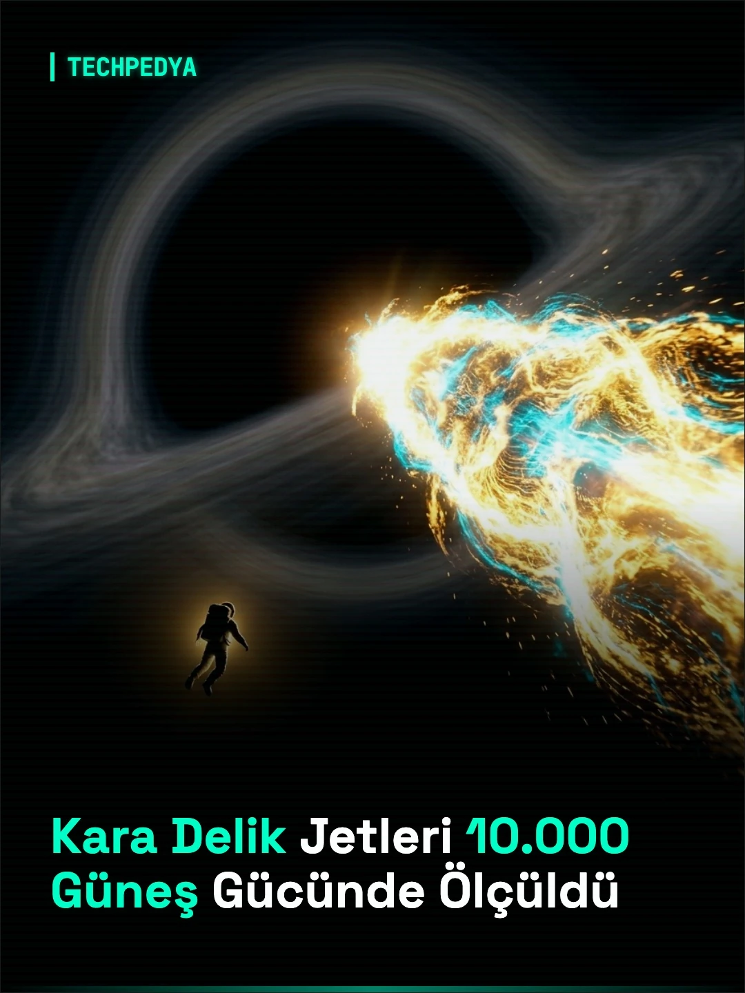 Kara Delik Jetleri 10.000 Güneş Gücünde Ölçüldü
