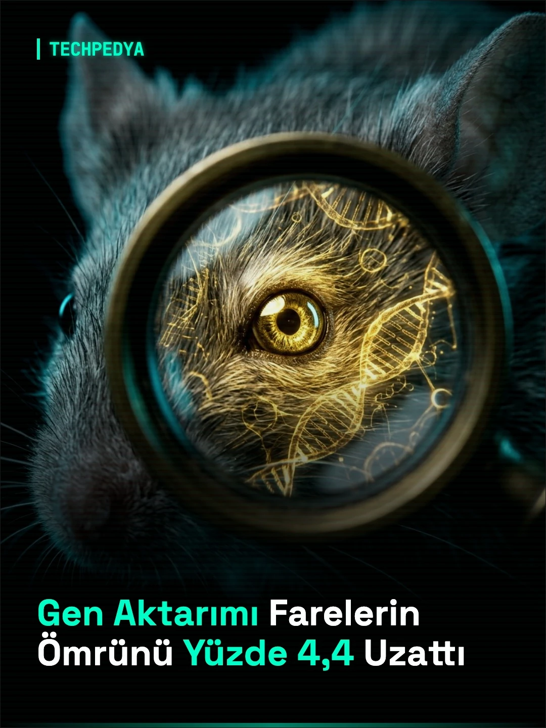 Gen Aktarımı Farelerin Ömrünü Yüzde 4,4 Uzattı