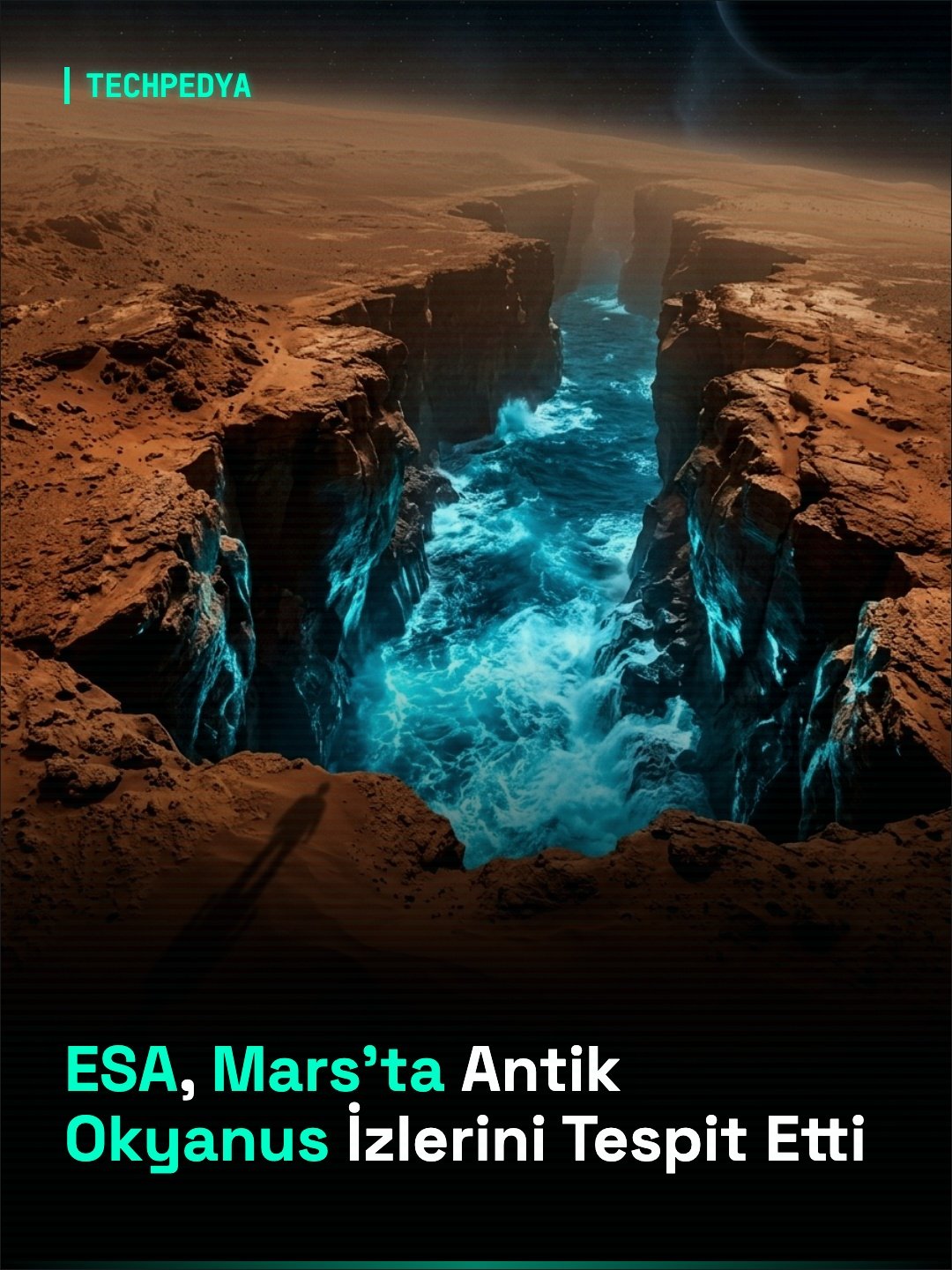 ESA, Mars'ta Antik Okyanus İzlerini Tespit Etti