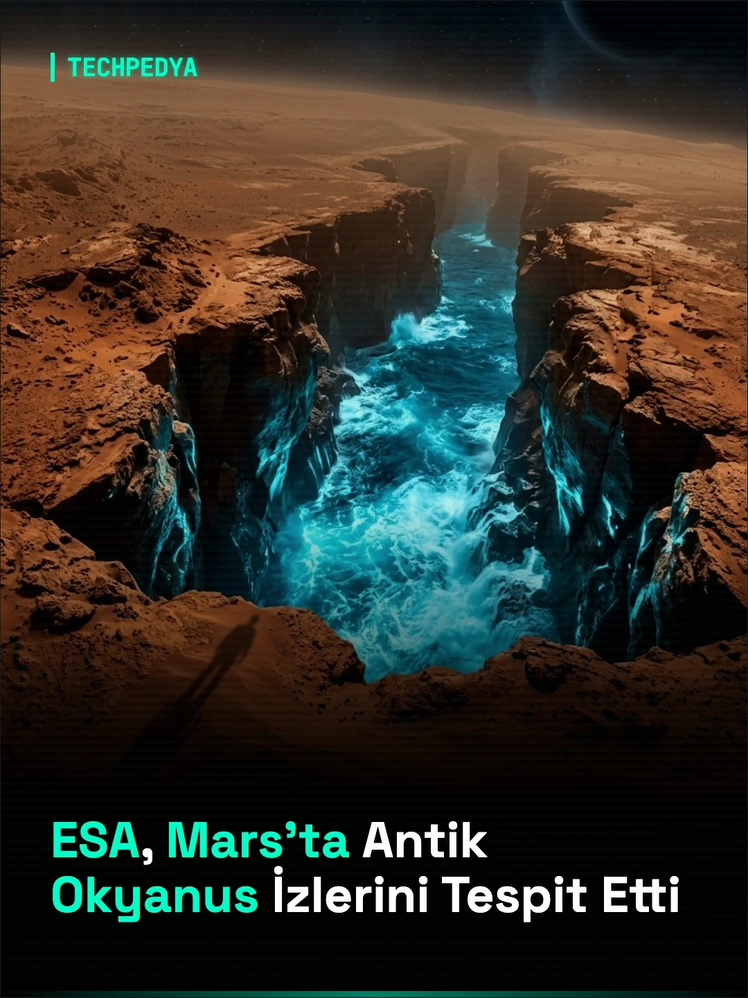 ESA, Mars'ta Antik Okyanus İzlerini Tespit Etti