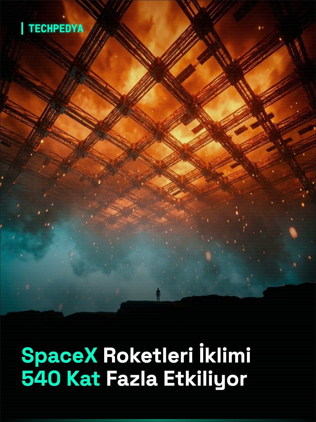 SpaceX Roketleri İklimi 540 Kat Fazla Etkiliyor