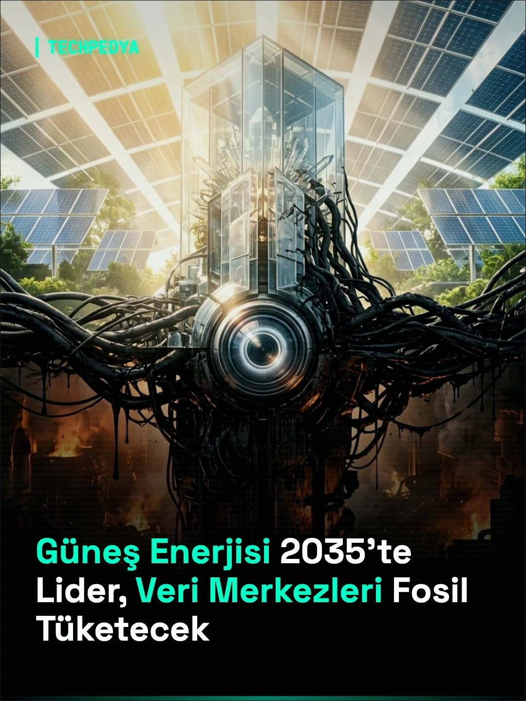 Güneş Enerjisi 2035'te Lider, Veri Merkezleri Fosil Tüketecek