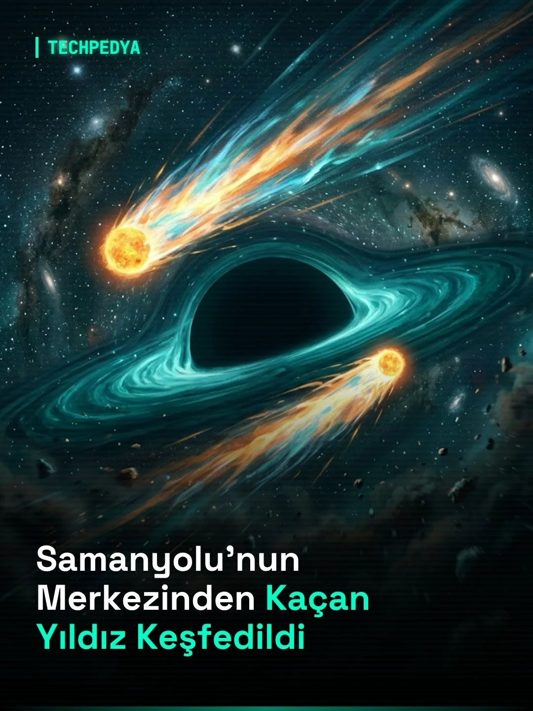 Başıboş Yıldız Galaksiyi Yırtarak İlerliyor