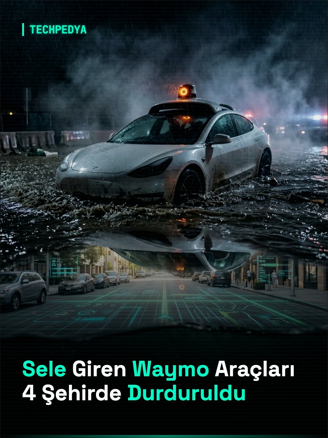 Sele Giren Waymo Araçları 4 Şehirde Durduruldu