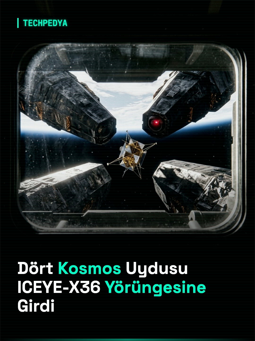 Dört Kosmos Uydusu ICEYE-X36 Yörüngesine Girdi