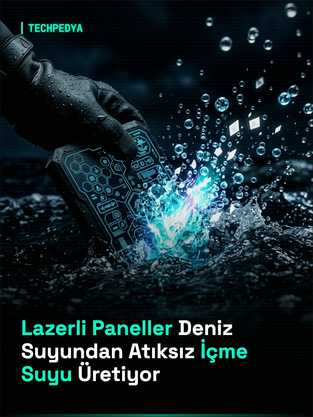 Lazerli Paneller Deniz Suyundan Atıksız İçme Suyu Üretiyor