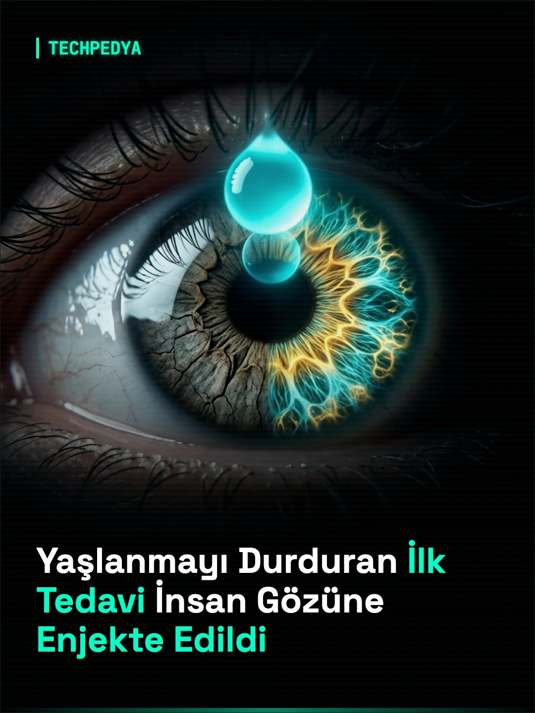 Yaşlanmayı Durduran İlk Tedavi İnsan Gözüne Enjekte Edildi