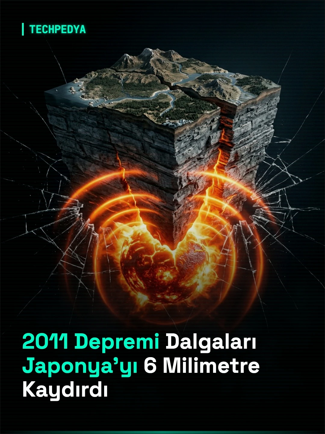 2011 Depremi Dalgaları Japonya'yı 6 Milimetre Kaydırdı