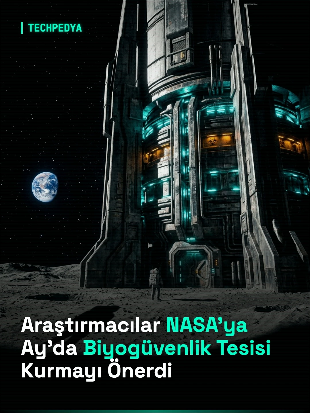 Araştırmacılar NASA'ya Ay'da Biyogüvenlik Tesisi Kurmayı Önerdi