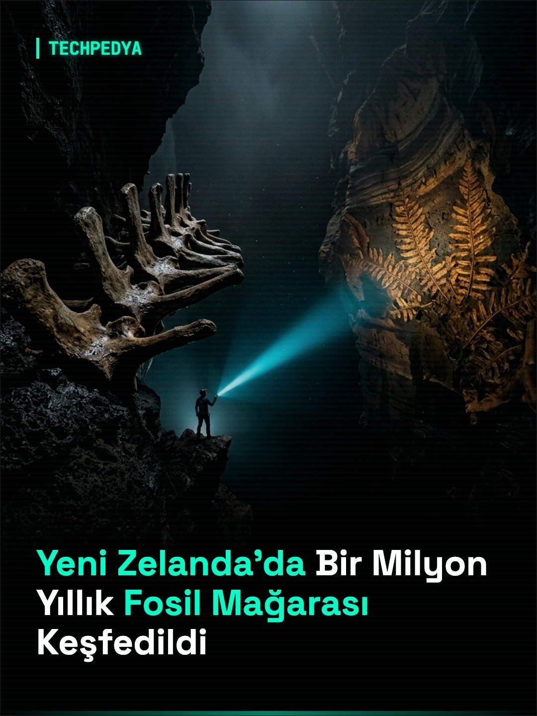 Yeni Zelanda'da Bir Milyon Yıllık Fosil Mağarası Keşfedildi