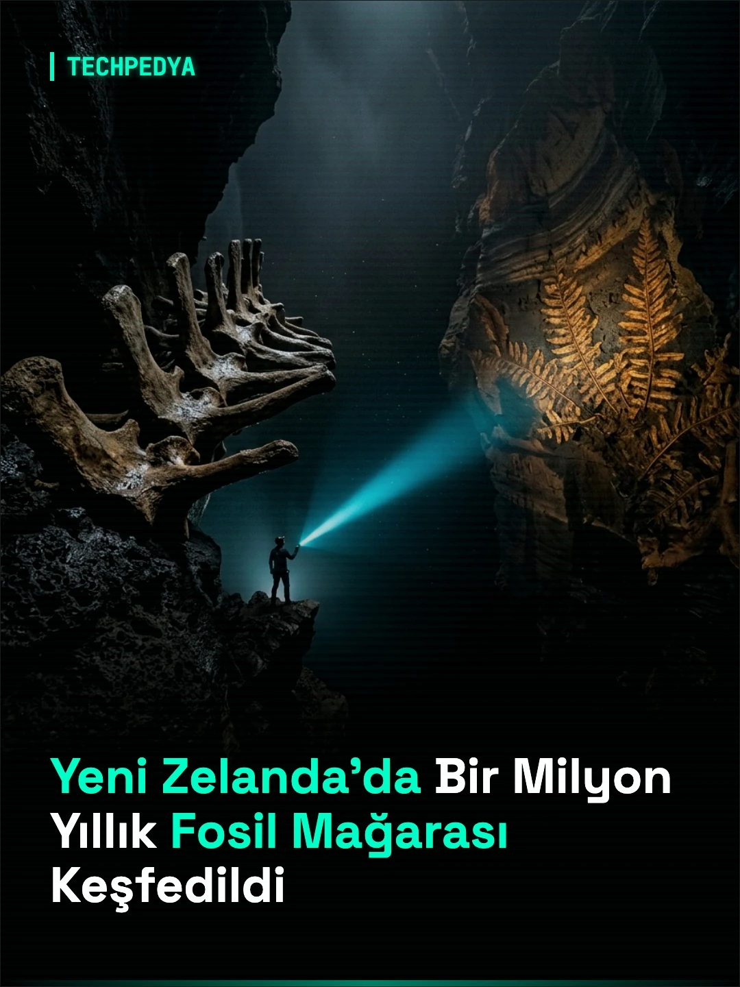 Yeni Zelanda'da Bir Milyon Yıllık Fosil Mağarası Keşfedildi