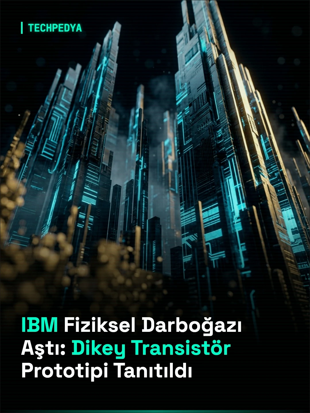 IBM Fiziksel Darboğazı Aştı: Dikey Transistör Prototipi Tanıtıldı