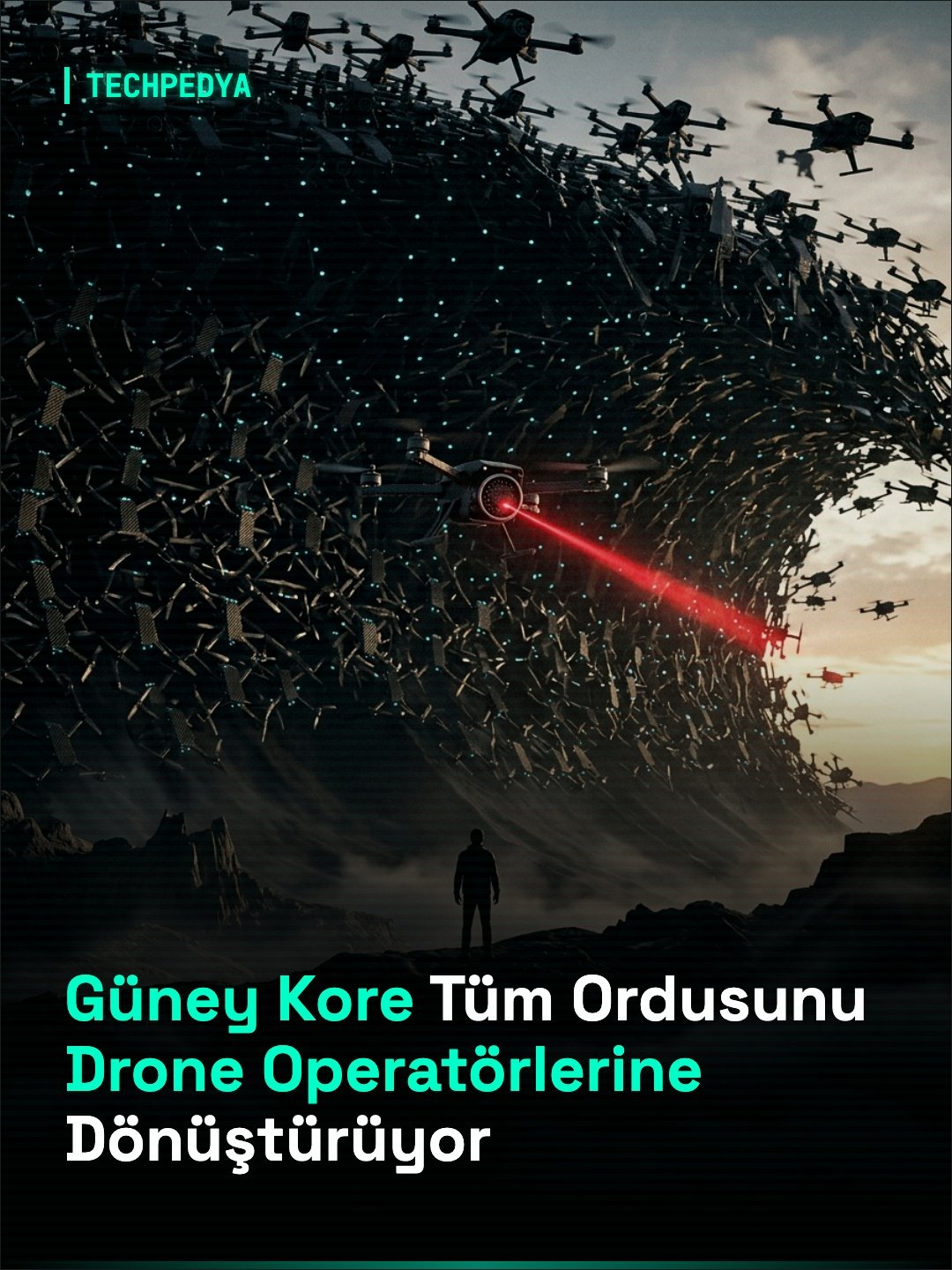 Güney Kore Tüm Ordusunu Drone Operatörlerine Dönüştürüyor