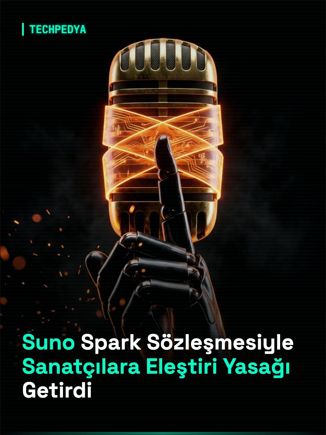 Suno Spark Sözleşmesiyle Sanatçılara Eleştiri Yasağı Getirdi