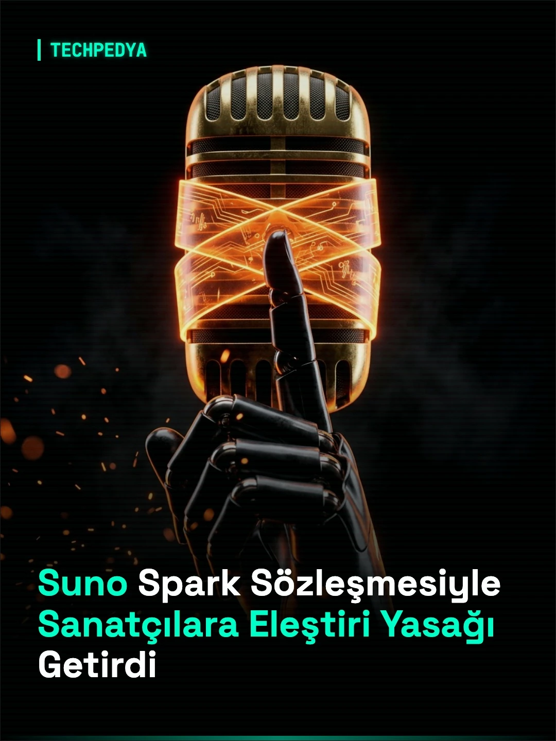 Suno Spark Sözleşmesiyle Sanatçılara Eleştiri Yasağı Getirdi