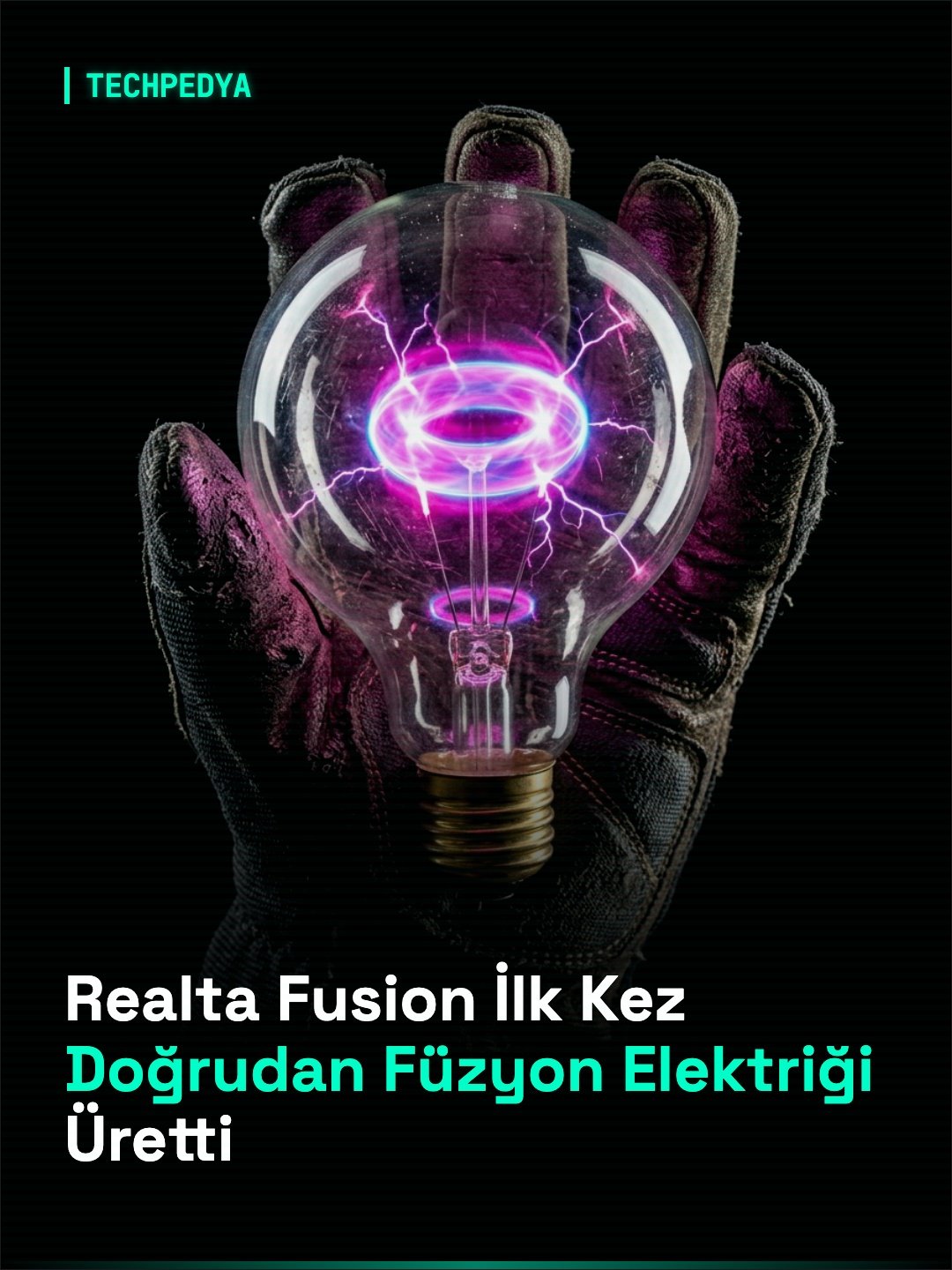 Realta Fusion İlk Kez Doğrudan Füzyon Elektriği Üretti