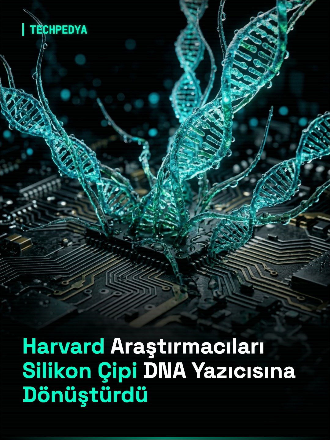 Harvard Araştırmacıları Silikon Çipi DNA Yazıcısına Dönüştürdü