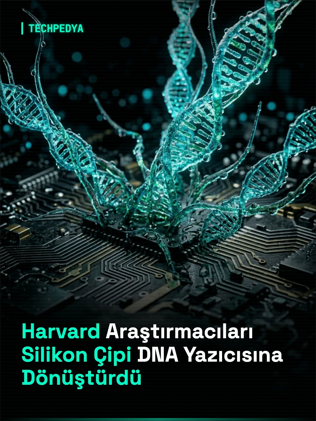 Harvard Araştırmacıları Silikon Çipi DNA Yazıcısına Dönüştürdü
