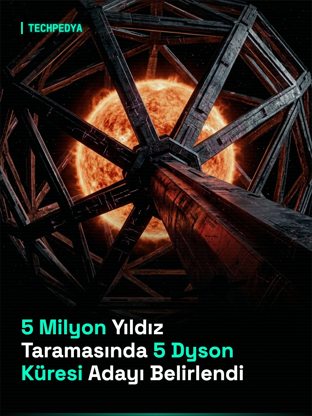 5 Milyon Yıldız Taramasında 5 Dyson Küresi Adayı Belirlendi