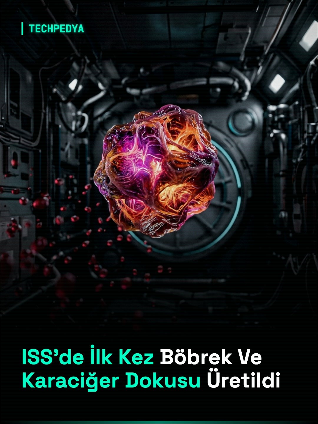 ISS'de İlk Kez Böbrek Ve Karaciğer Dokusu Üretildi