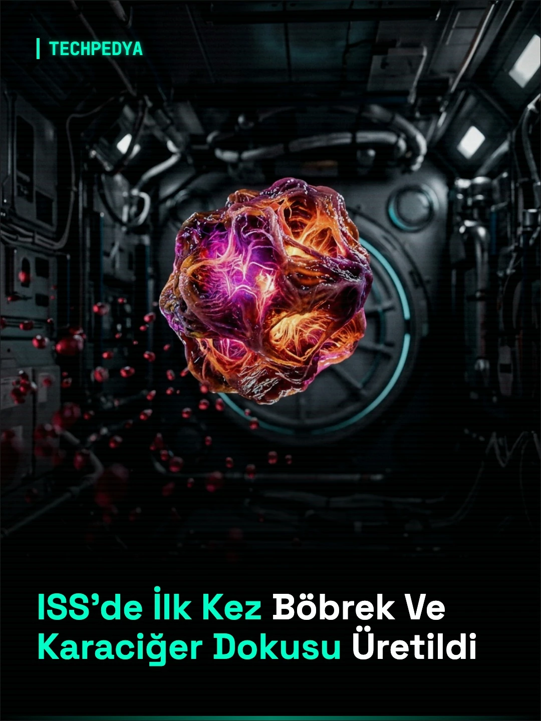 ISS'de İlk Kez Böbrek Ve Karaciğer Dokusu Üretildi