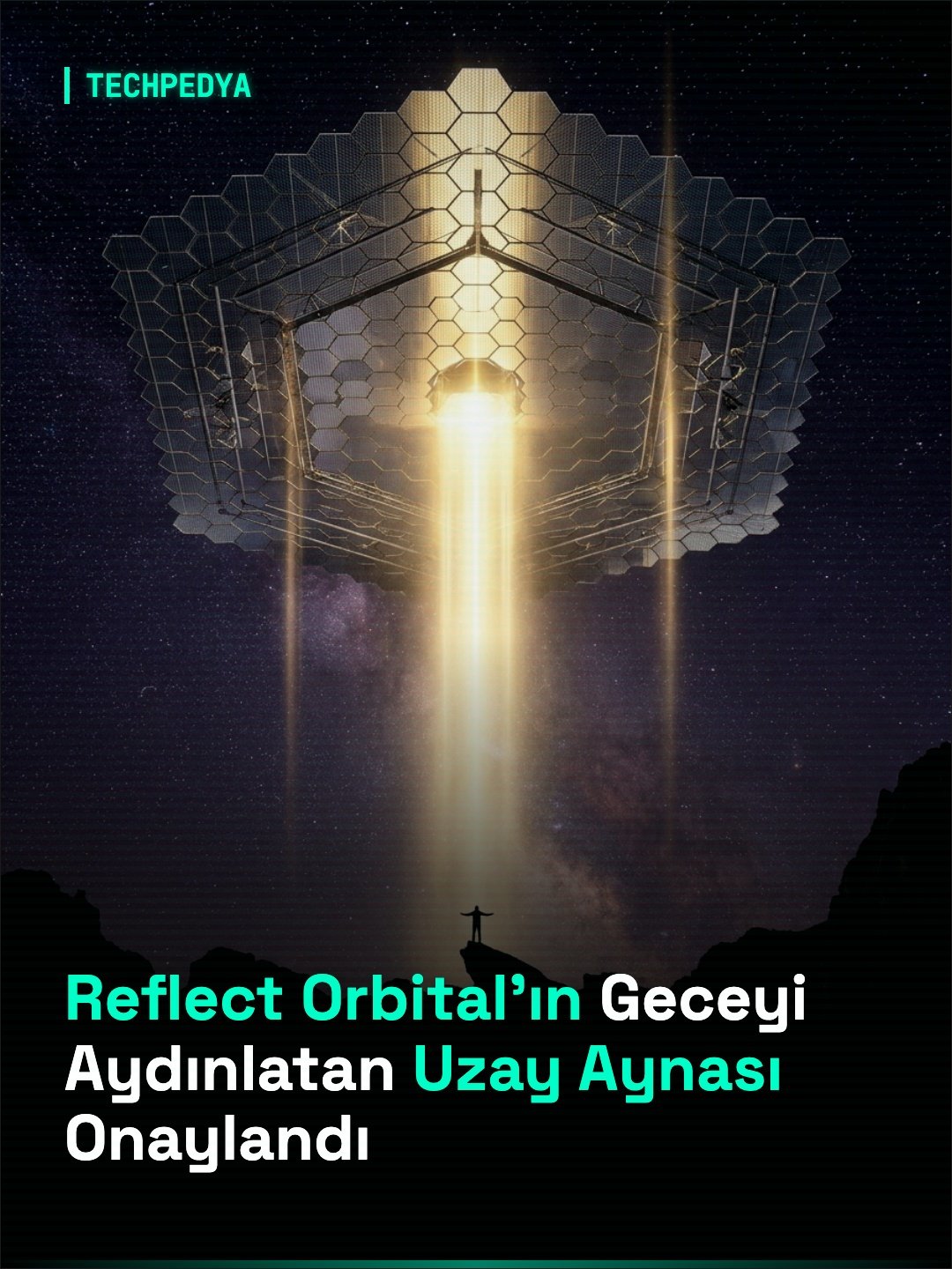 Reflect Orbital'ın Geceyi Aydınlatan Uzay Aynası Onaylandı