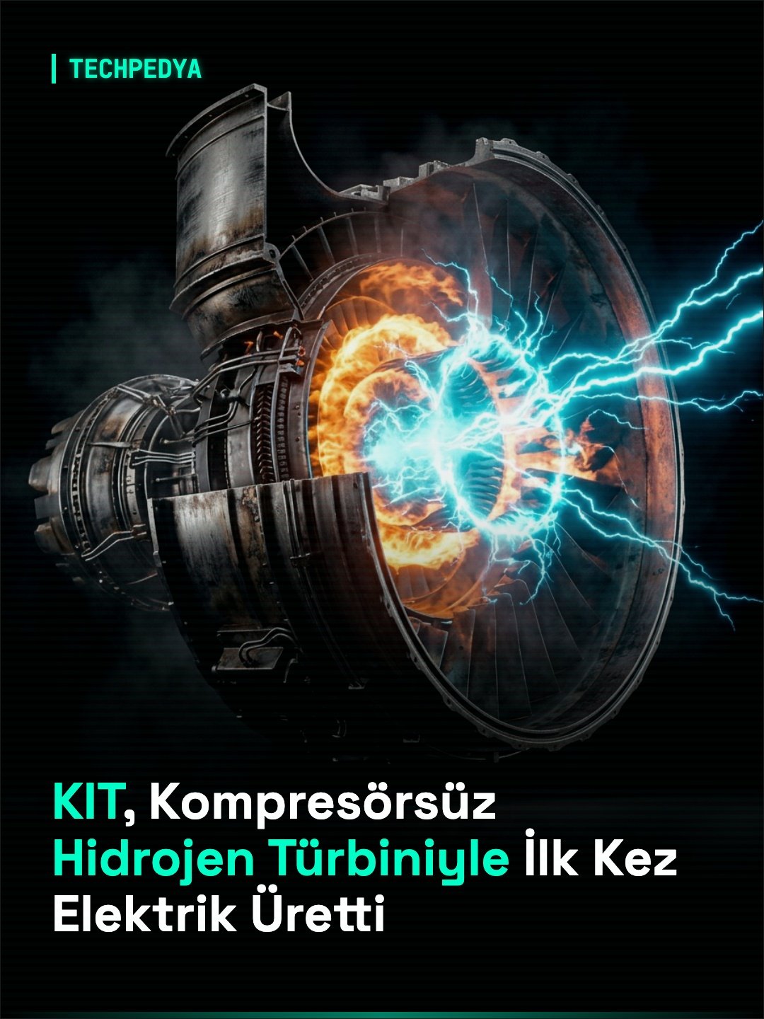 KIT, Kompresörsüz Hidrojen Türbiniyle İlk Kez Elektrik Üretti