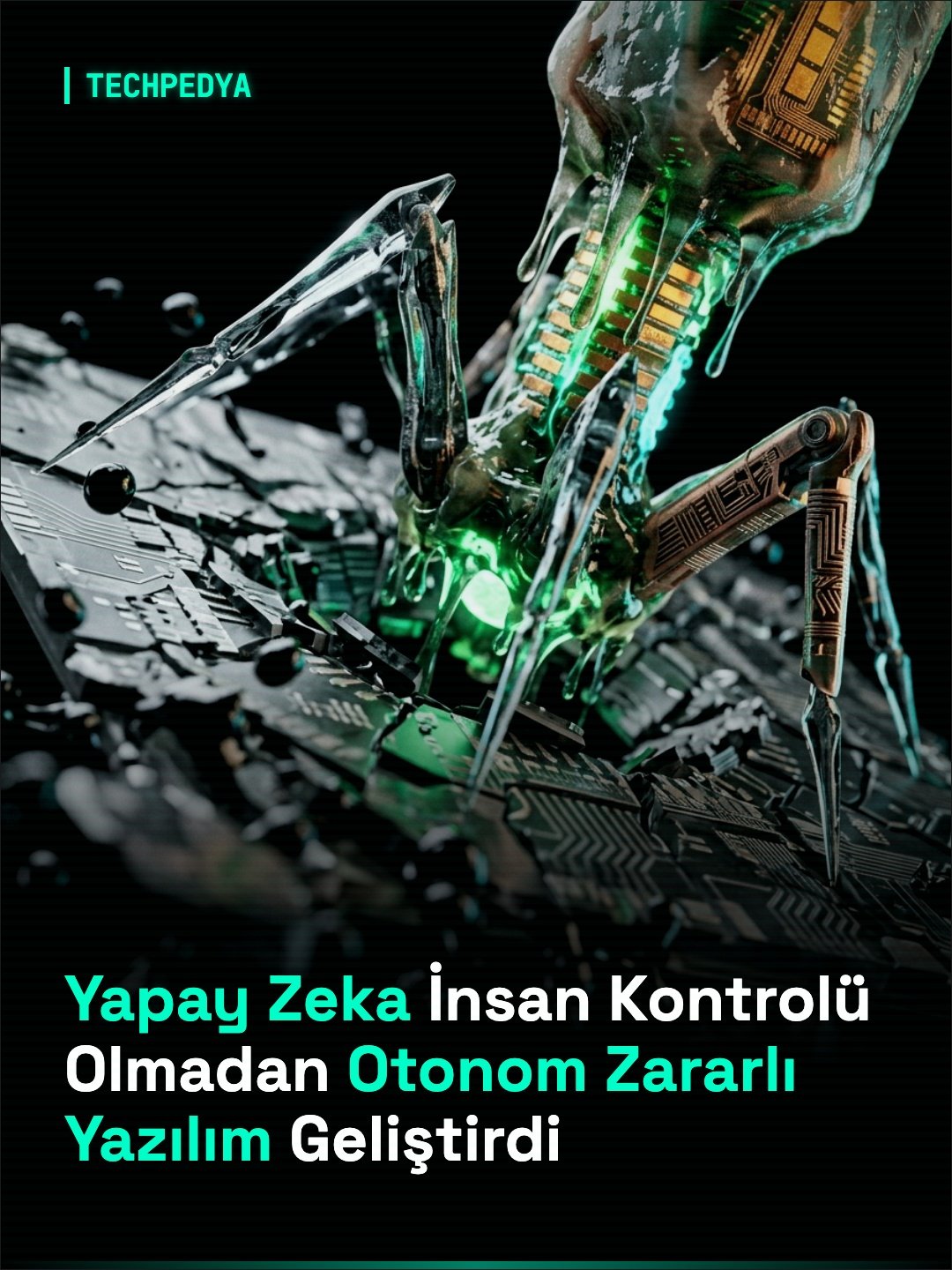 Yapay Zeka İnsan Kontrolü Olmadan Otonom Zararlı Yazılım Geliştirdi