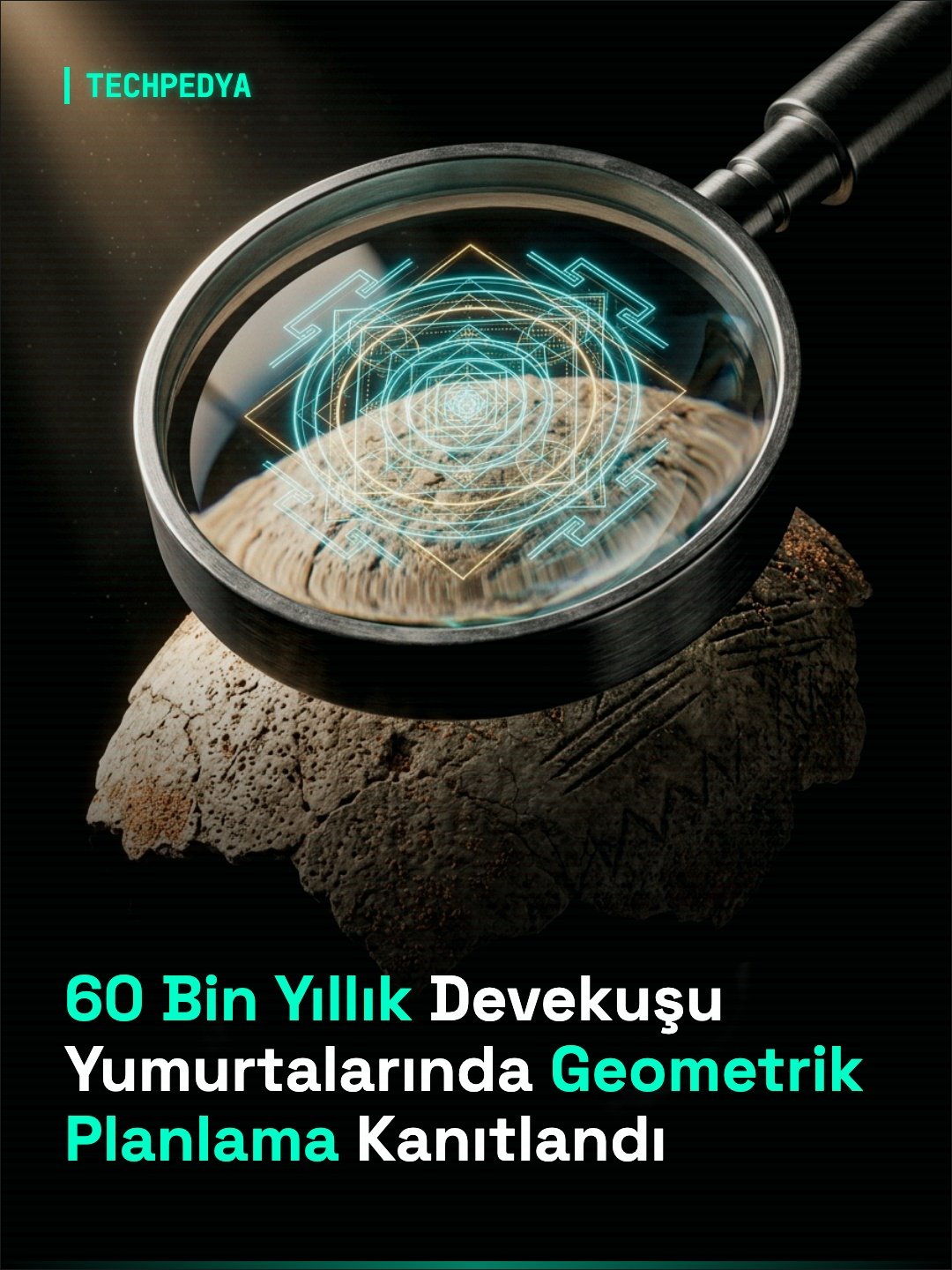 60 Bin Yıllık Devekuşu Yumurtalarında Geometrik Planlama Kanıtlandı