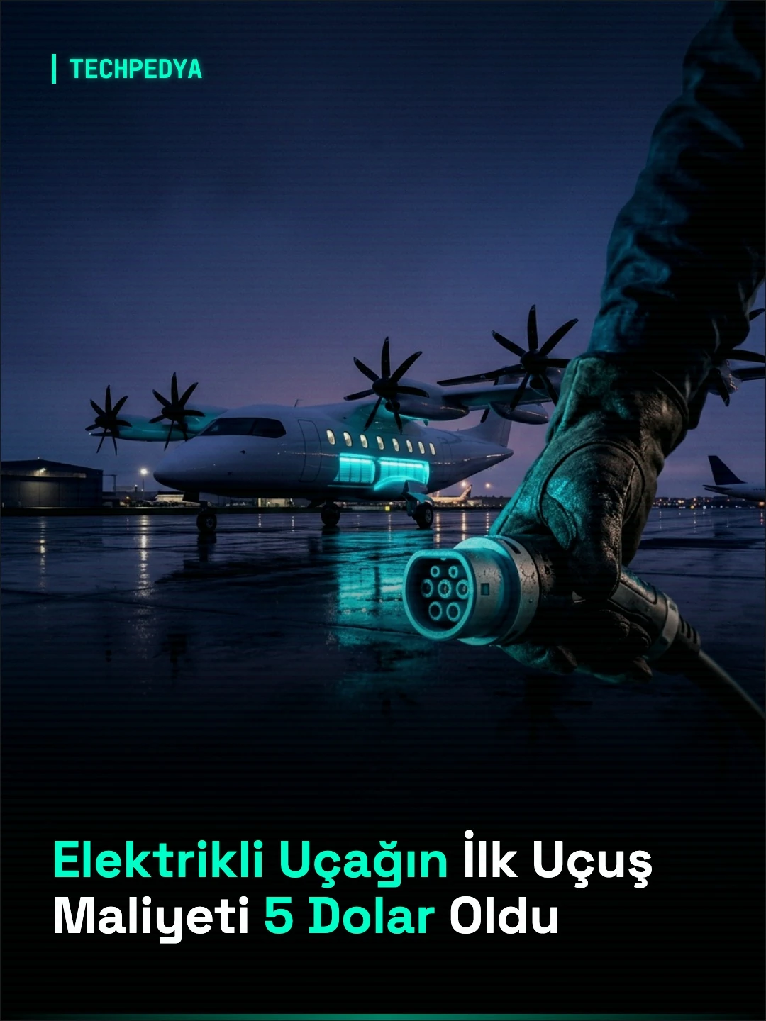 Elektrikli Uçağın İlk Uçuş Maliyeti 5 Dolar Oldu