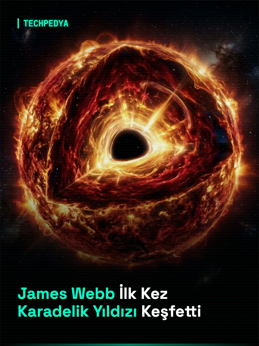James Webb İlk Kez Karadelik Yıldızı Keşfetti