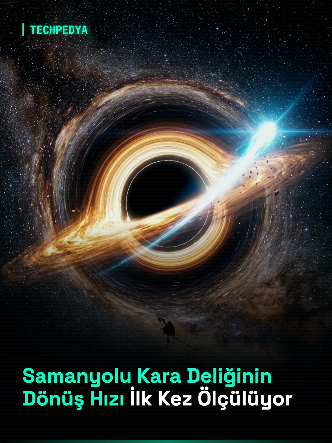 Samanyolu Kara Deliğinin Dönüş Hızı İlk Kez Ölçülüyor