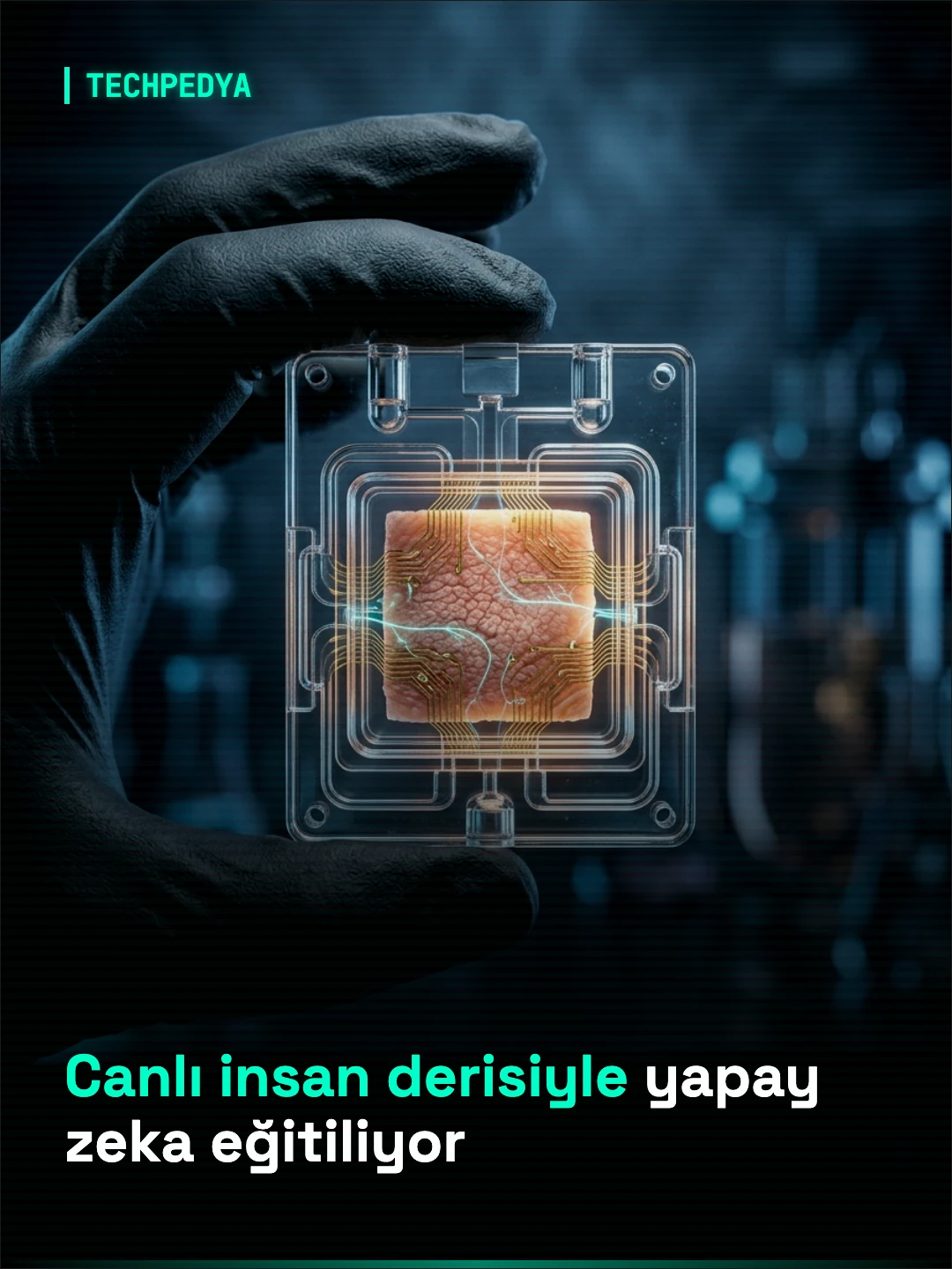 Canlı insan derisiyle yapay zeka eğitiliyor