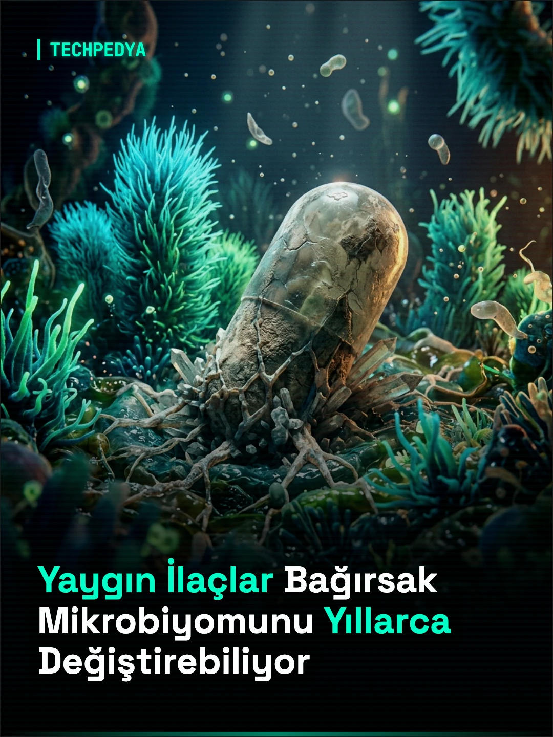 Yaygın İlaçlar Bağırsak Mikrobiyomunu Yıllarca Değiştirebiliyor