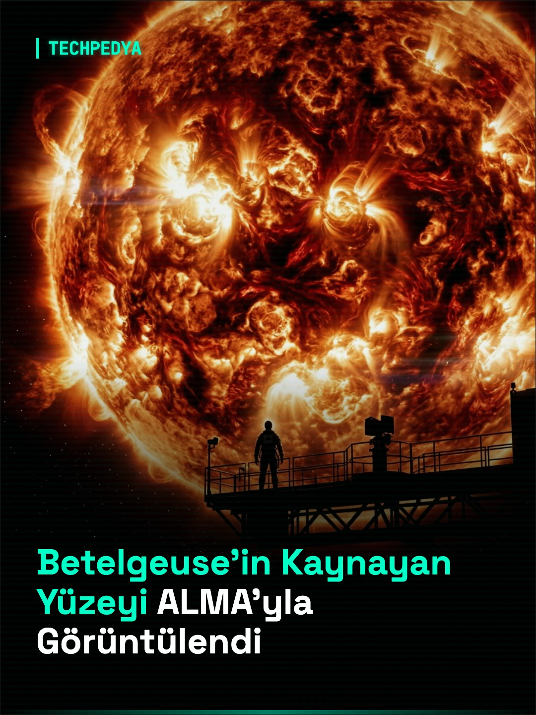 Betelgeuse'in Kaynayan Yüzeyi ALMA'yla Görüntülendi