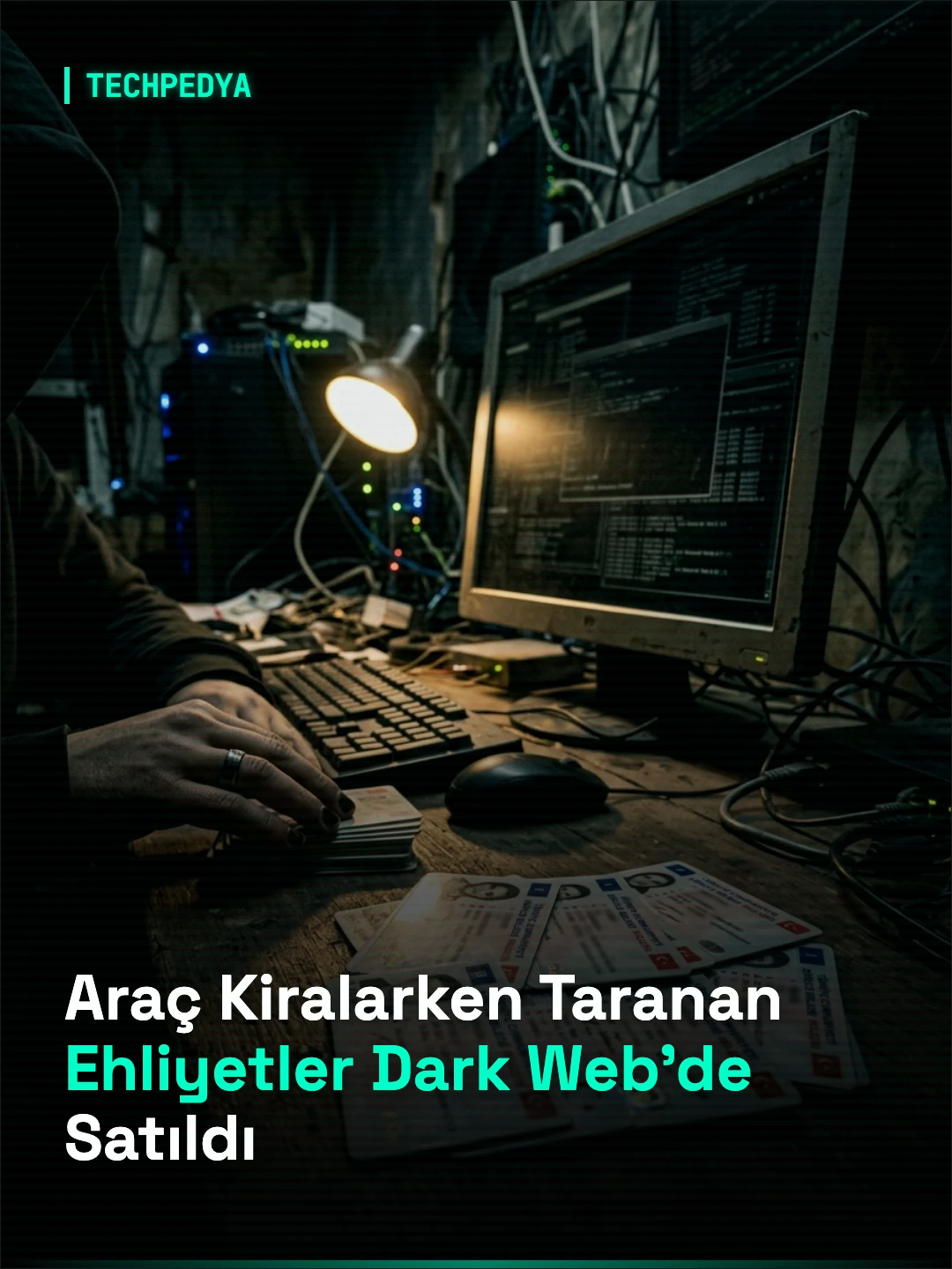 Araç Kiralarken Taranan Ehliyetler Dark Web'de Satıldı