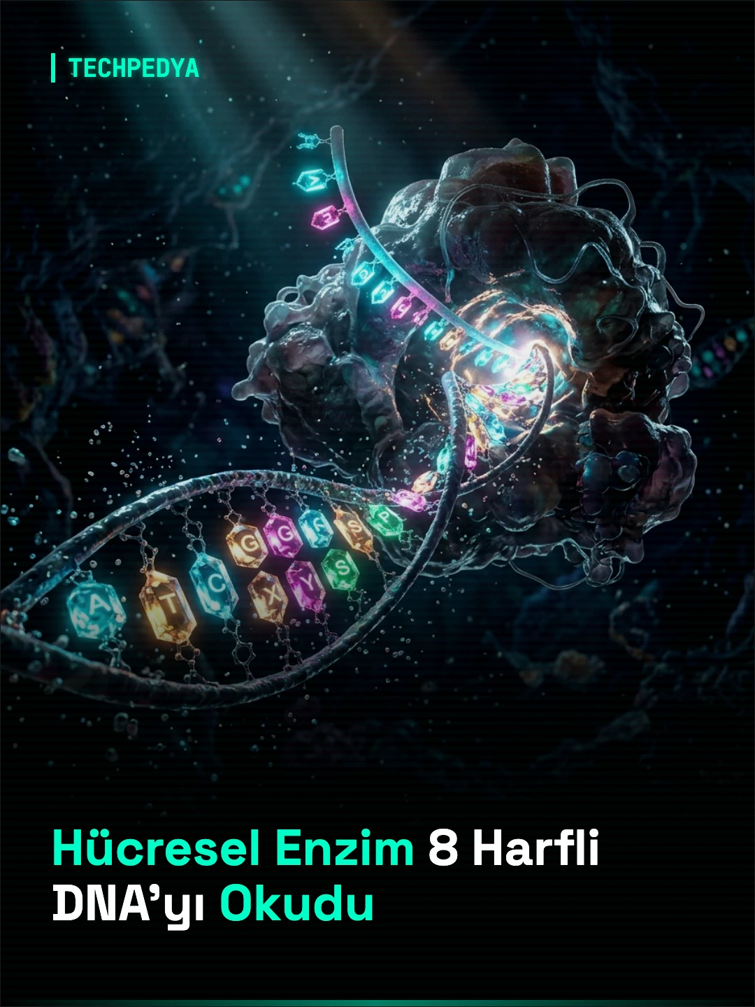Hücresel Enzim 8 Harfli DNA'yı Okudu