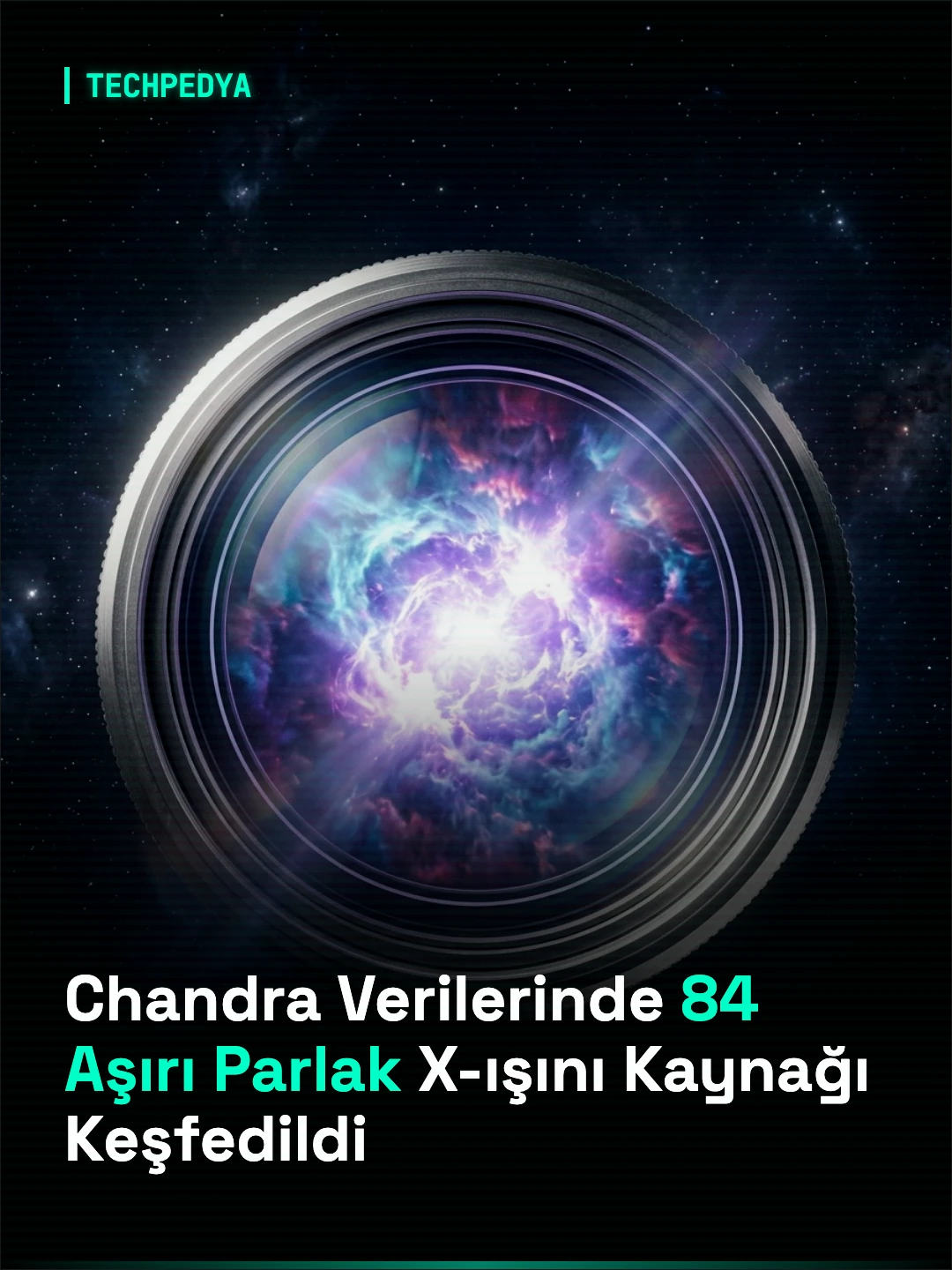 Chandra Verilerini Tarayan Gökbilimciler, Süpernova Gizemlerini Çözebilecek 84 Aşırı Parlak X-ışını Kaynağı Keşfetti