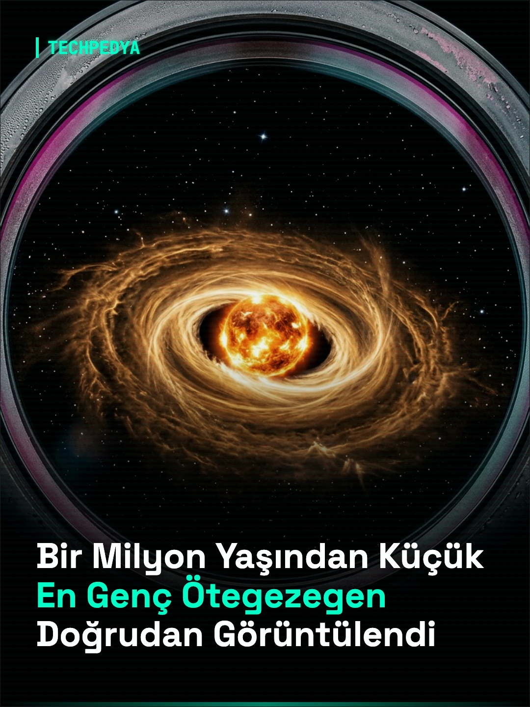 Gökbilimciler, Bir Milyon Yaşından Küçük Olan Şimdiye Kadarki En Genç Ötegezegeni Doğrudan Görüntüledi