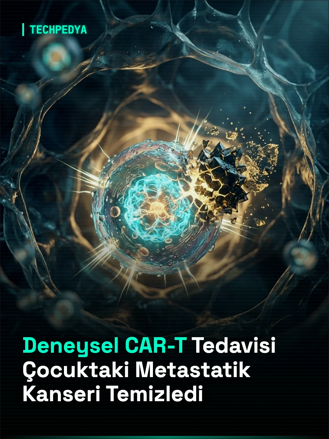 Deneysel CAR-T Tedavisi Çocuktaki Metastatik Kanseri Temizledi