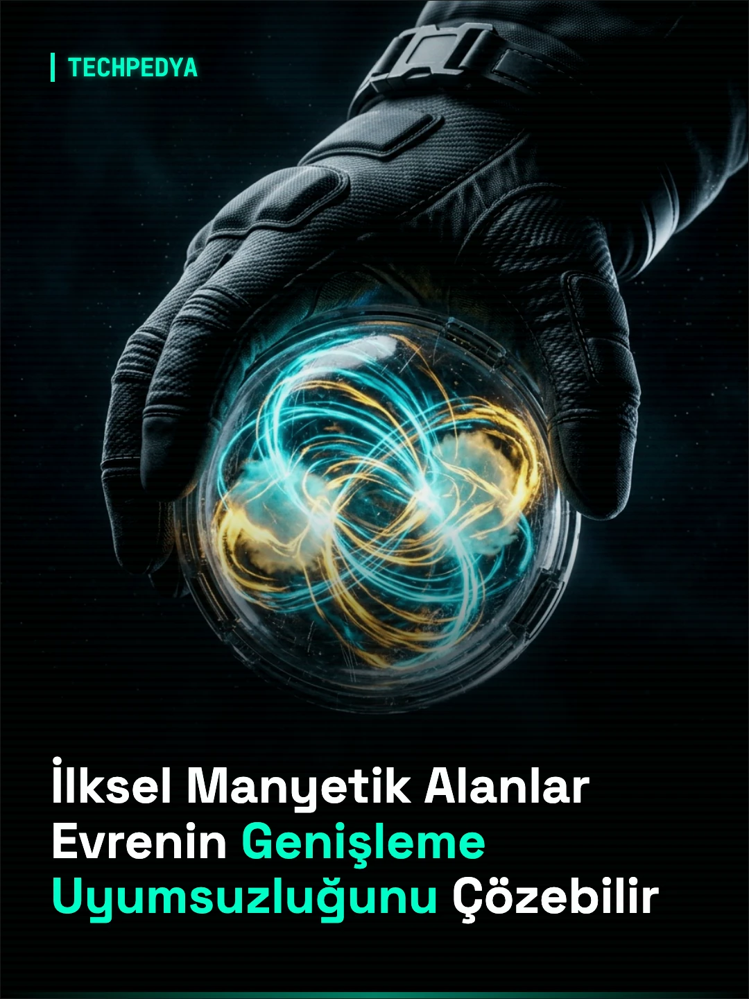 İlksel Manyetik Alanlar Evrenin Genişleme Hızındaki Ölçüm Uyumsuzluğunu Açıklayabilir